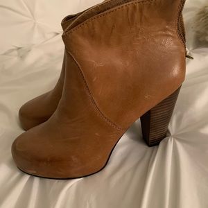 Steve Madden Tan Booties